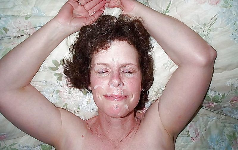 лицо жены в сперме после орального секса, интимное фото девушки