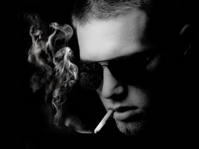 Лицо курильщика фото красивого мужчины 008