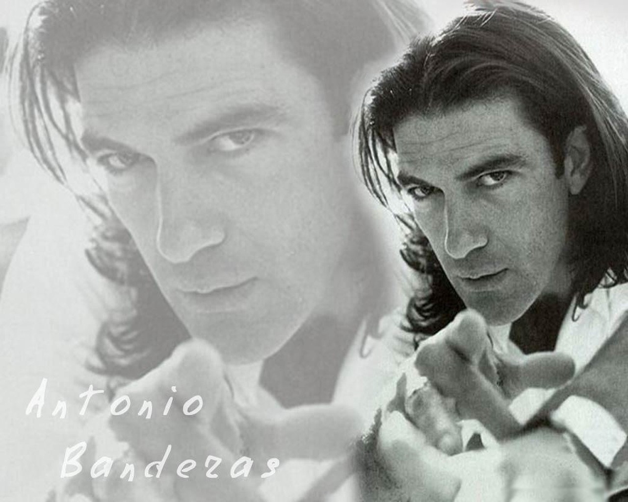 Лицо Антонио Бандерас, фото красивого мужчины