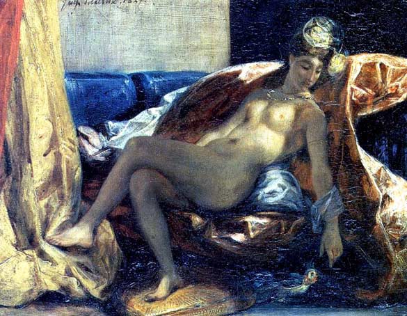 картинка №44  голая толстая женщина с павлином, живопись эротика