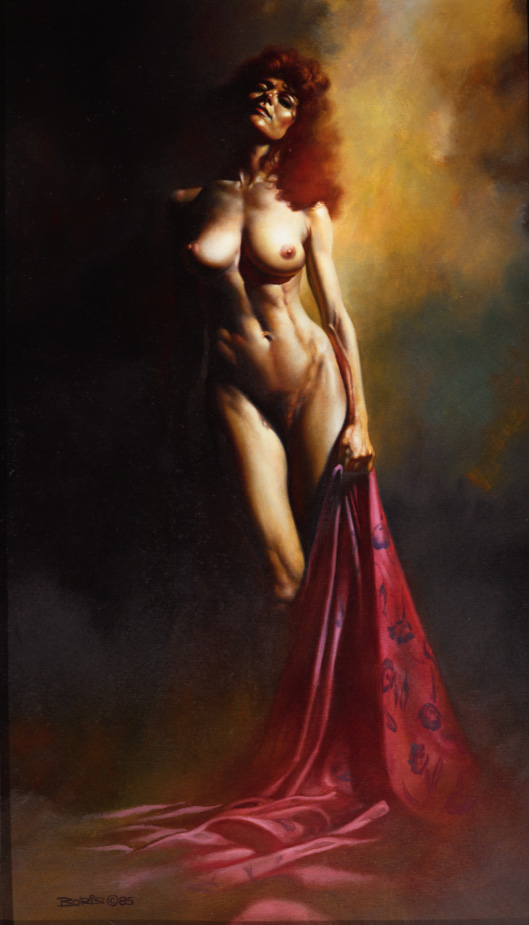 картинка №72 грудастая рыжая женщина со сброшенным покрывалом. Валежио , живопись эротика