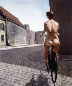 велосипедистка, порно рисунок 009