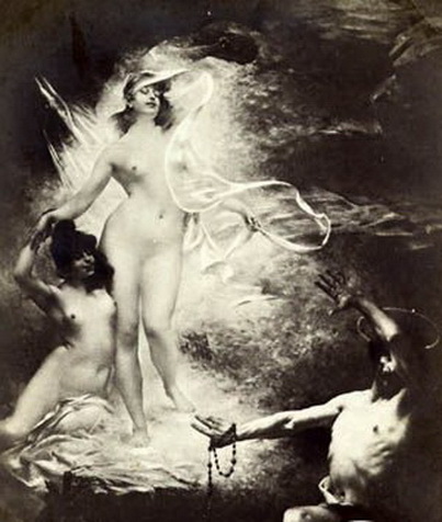 явление ангелов, картинка с эротическим рисунком