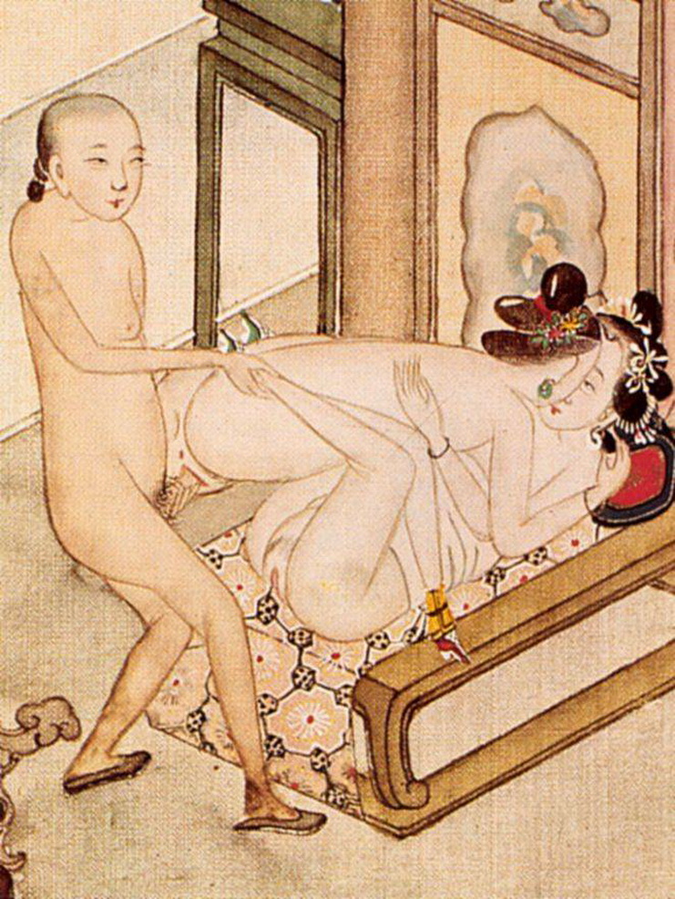 японское трио, картинка с эротическим рисунком