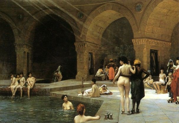 голые подружки в бане, картинка секса в живописи и рисунках