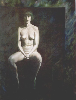 Одинокая голая тетка, картинка секса в живописи и рисунках
