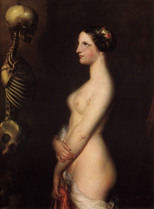Любовь к скелету, картинка секса в живописи и рисунках