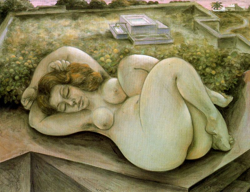 Спящая голая толстушка, картинка секса в живописи и рисунках