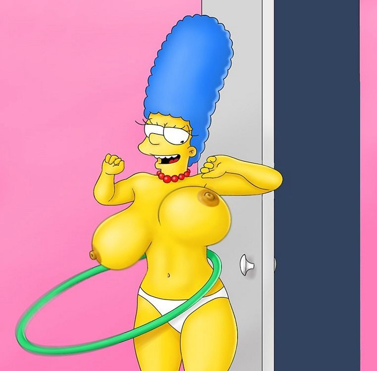 Мардж Симпсон хочет похудеть в талии во время секса, секс мультиков 16.