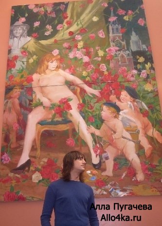 005 эротическое фото,  Алла Пугачева без трусов во время воплощения своих сексуальных фантазий