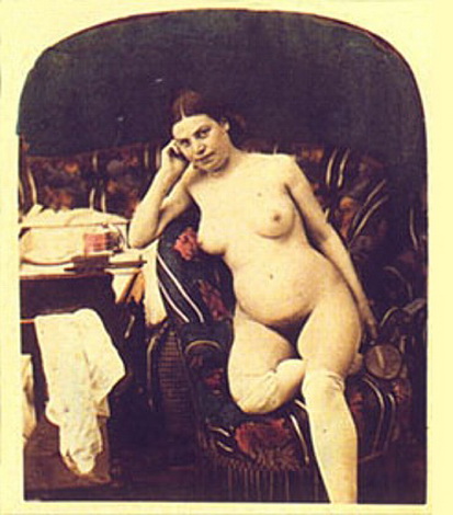 толстая голая баба в кресле, ретро фото эротика