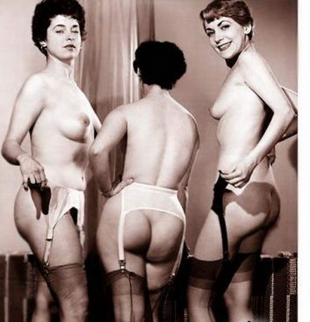 три девушки с толстыми попками, американское ретро порно фото