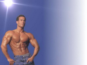 Торс с рельефной мускулатурой фото красивого мужчины  003