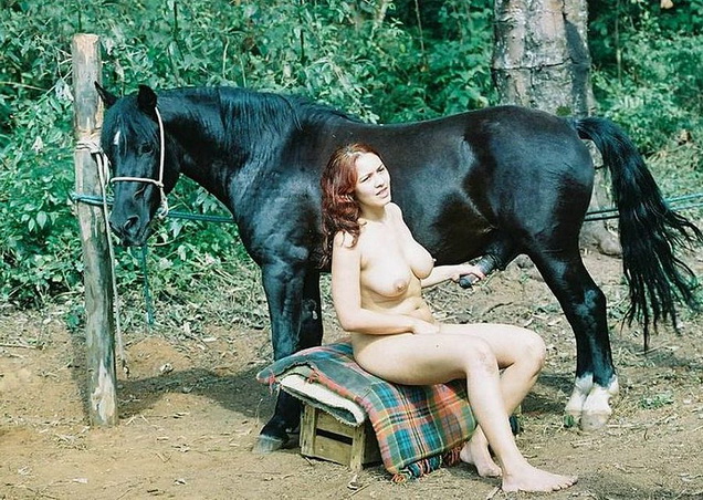 женщина с конем фото 18