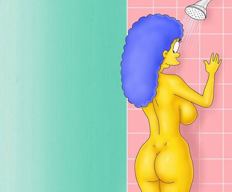 Барт подглядывает за Мардж Симпсон, секс мультик 13