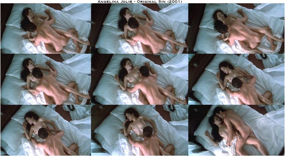 033 эротическое фото,  Анджелина Джоли позирует в порно 